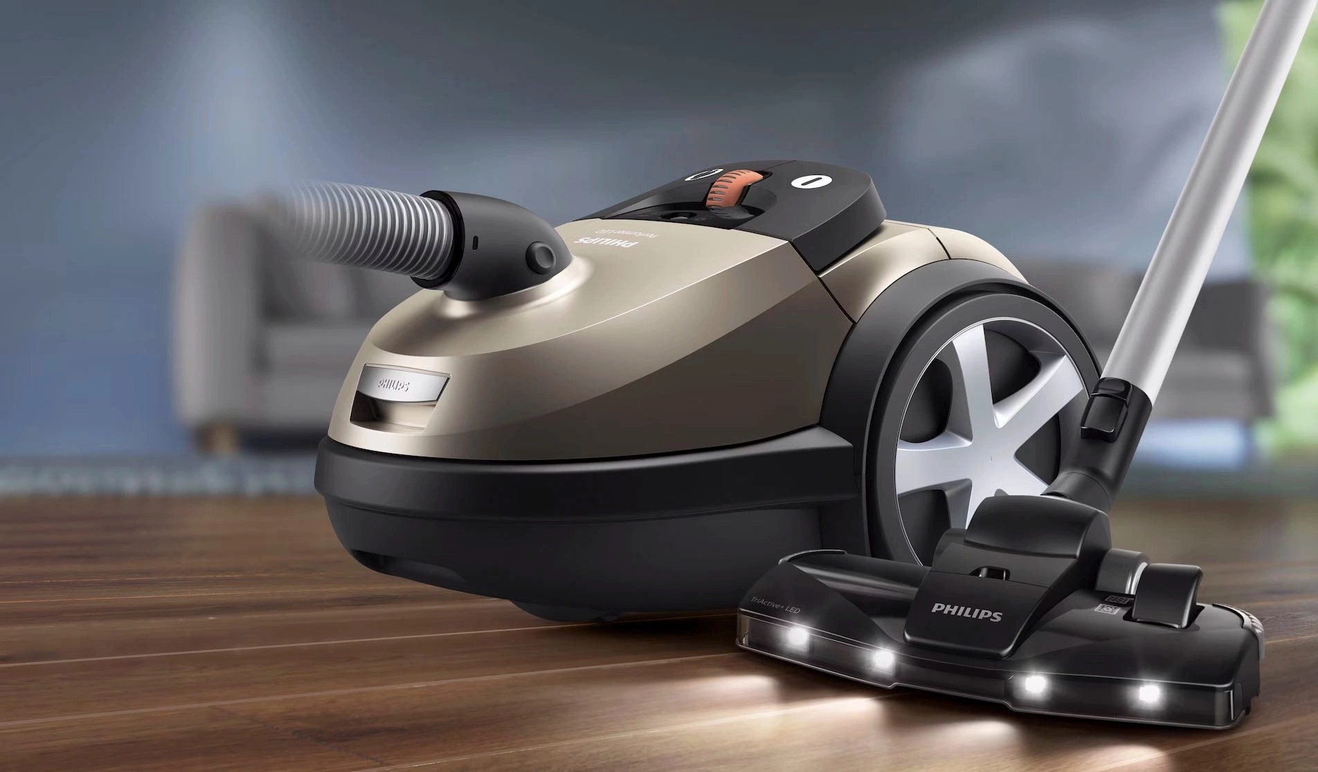 جاروبرقی فیلیپس XD8052 در نمای جلویی