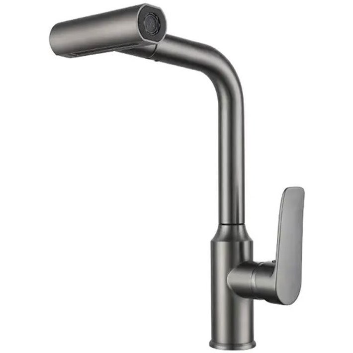 نمای نزدیک پاشش چند حالته شیر شاوری HuaDiao 407