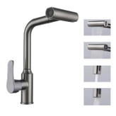 نمای نزدیک پاشش چند حالته شیر شاوری HuaDiao 407