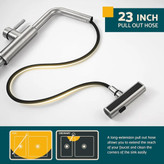 نمای نزدیک پاشش چند حالته شیر شاوری HuaDiao 407