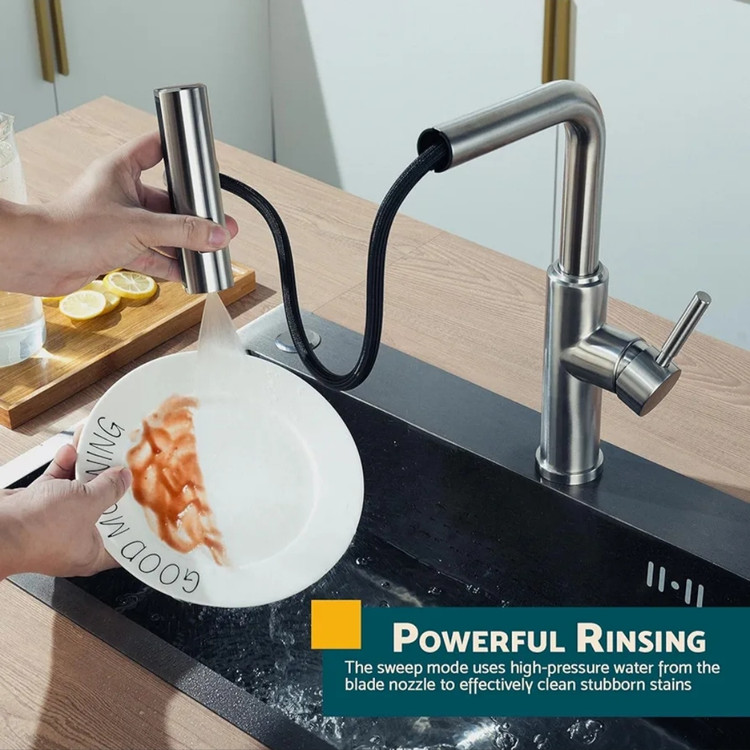 «شیر شاوری HuaDiao مدل 407 در آشپزخانه مدرن»