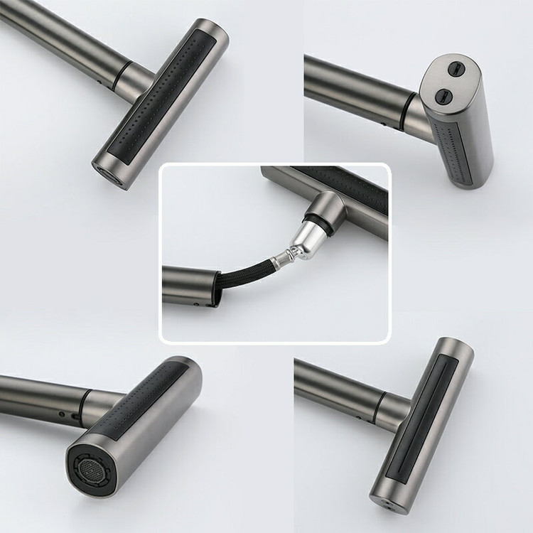 دوش حمام هوشمند پیانویی با نمایشگر دیجیتال