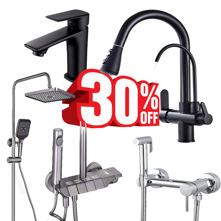 ست لوکس شیرآلات ساختمان پلینا – شیر ظرفشویی دومنظوره