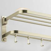 جا حولهای دو طبقه طلایی برای حمام شیک