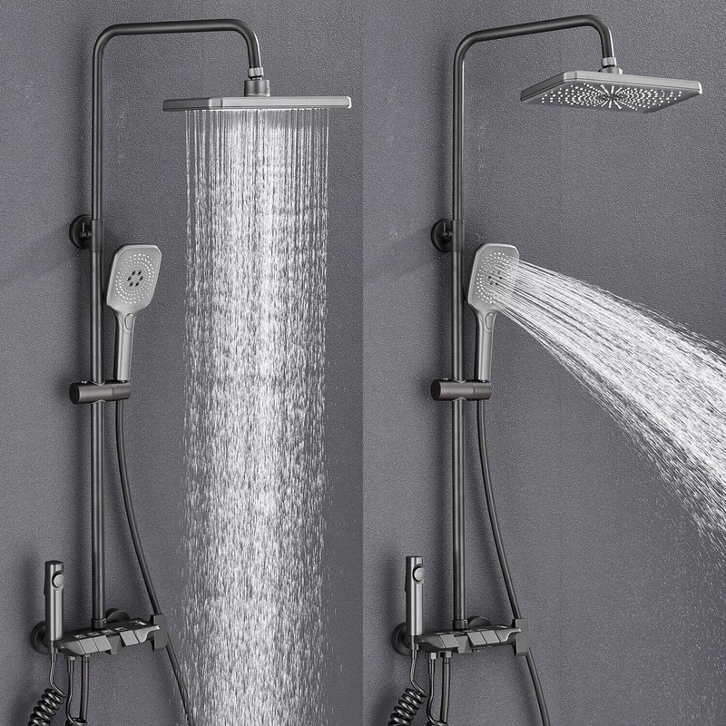 نمای نصب شده پک دوش در حمام