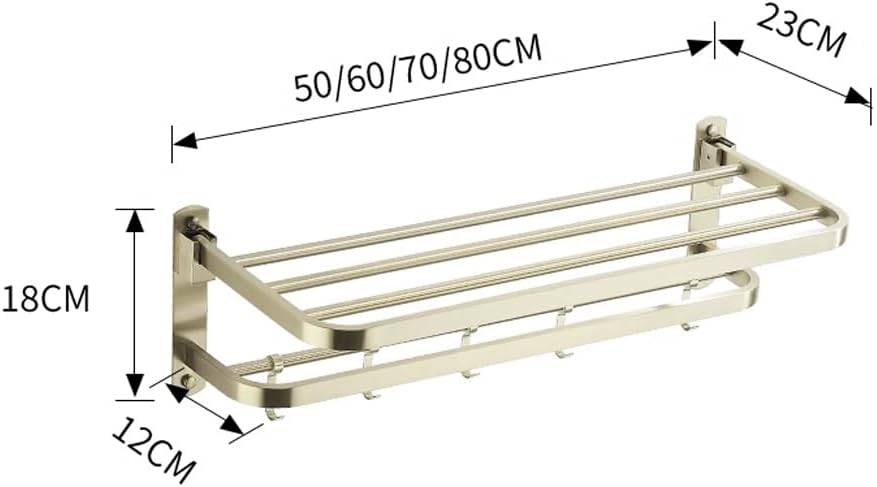 جا حوله دو طبقه استیل ضد زنگ