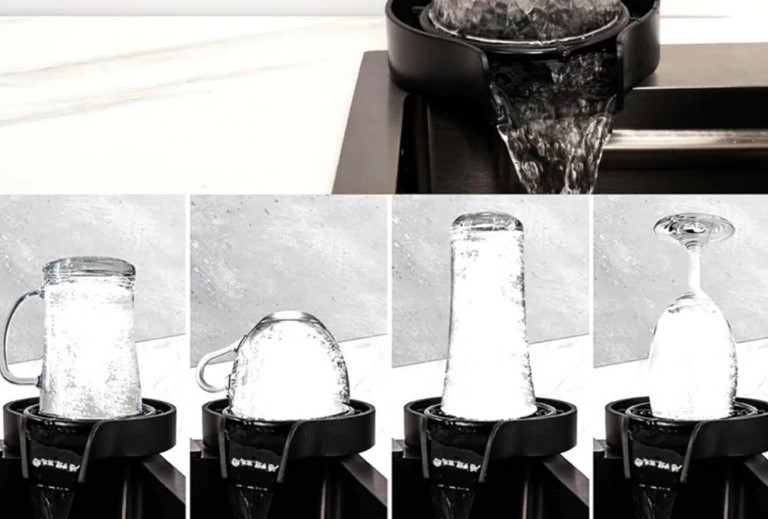 سینک ظرفشویی پیانویی رنگ دودی