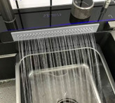 نمای جانبی از آچکان داخلی و محل تعبیه شده لوازم شستشو