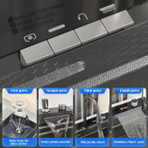 نحوه استفاده از سینیهای متحرک در سینک ظرفشویی بزرگ HuaDiao