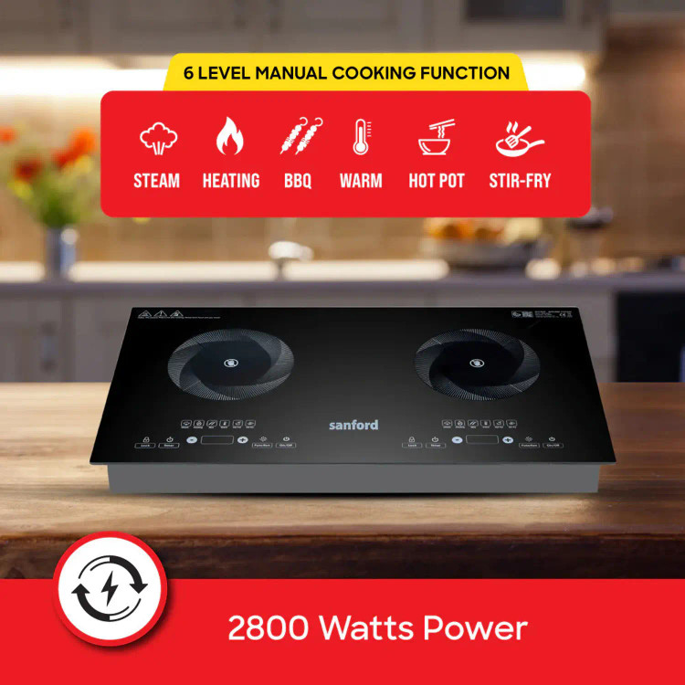 صفحه شیشهای مقاوم اجاق برقی سنفورد