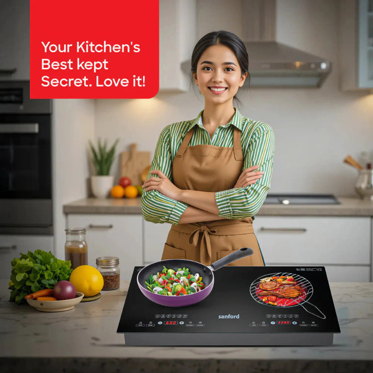 نمایشگر دیجیتال اجاق برقی سنفورد