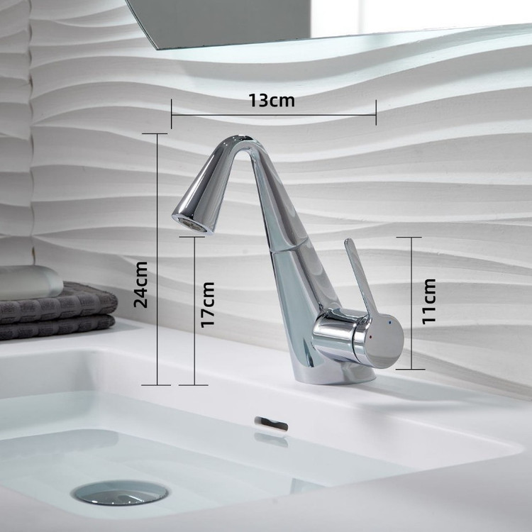 شیر روشویی مدرن با خروجی متحرک