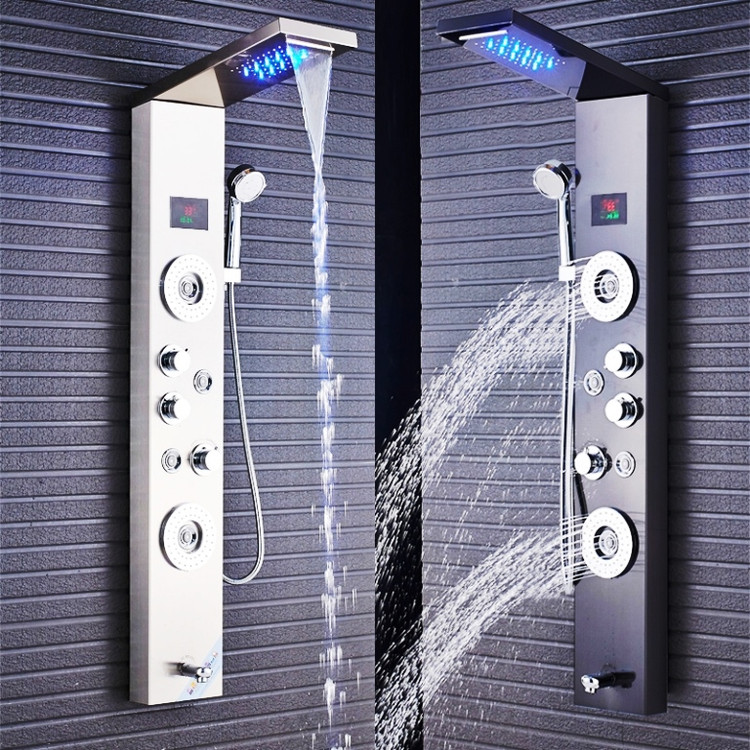 ترکیب لوکس برنج و استیل در پنل SmartHydro Touch