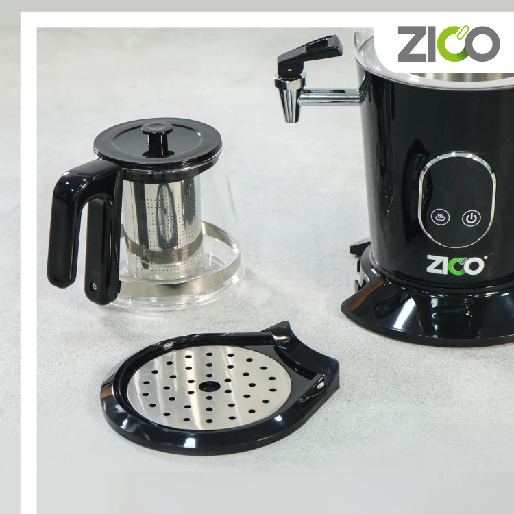 چای دمکشیده خوشرنگ با سماور ZC-4220