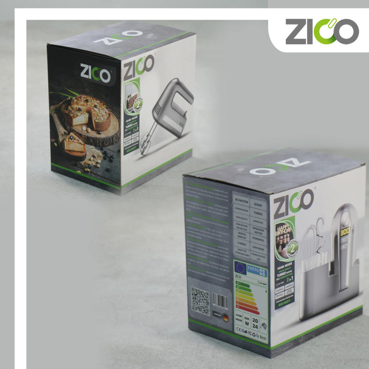 تصویر بسته بندی همزن ZC-8801 آماده ارسال