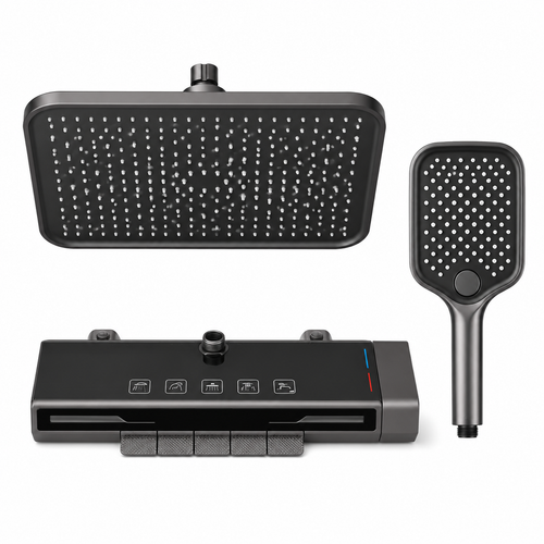 دوش حمام پیانویی مدرن با نمایشگر دیجیتال | برند Hyshin مدل X-Piano Pro